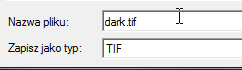 AutoStakkert: specify TIF name for dark frame