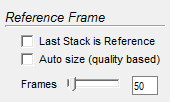 Reference frame slider