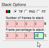 Stack size settings