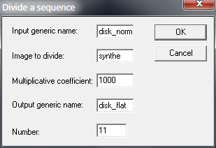 IRIS: Division of a sequence